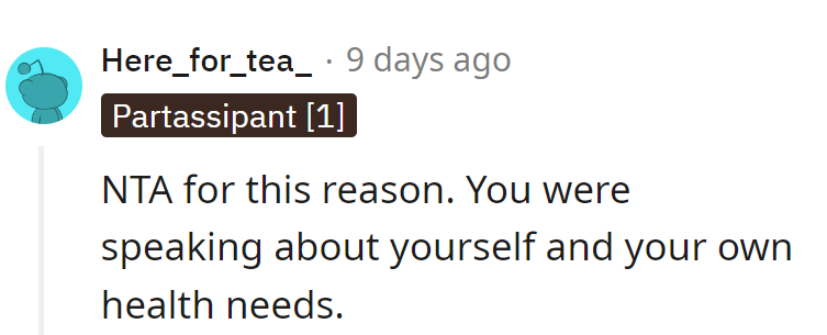 Last time we checked, it's still her body, her rules.