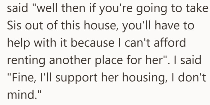 She stepped up for her sister without hesitation, even as the tension grew.