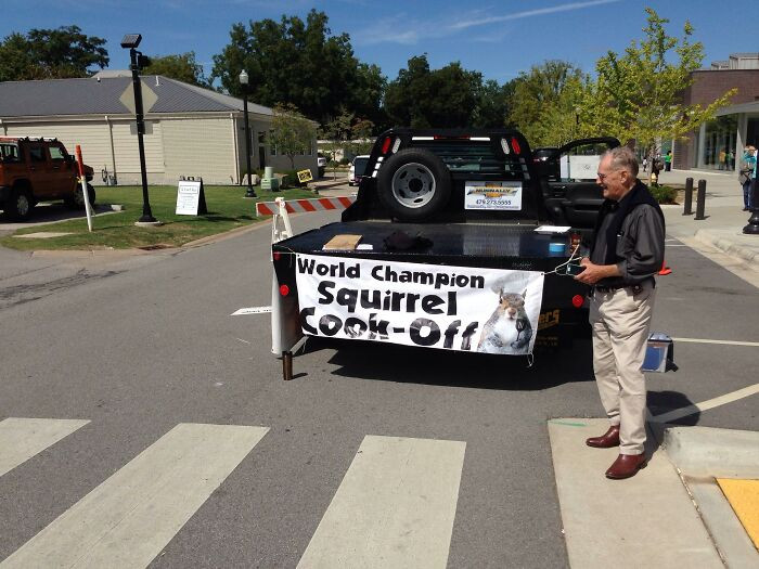 "I Just Moved To Arkansas This Week, And This Was The First Thing I Saw Walking Through The City Square"