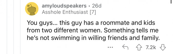 His options might be quite limited.