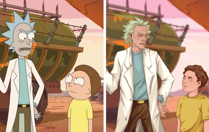 10. Rick and Morty, Rick and Morty