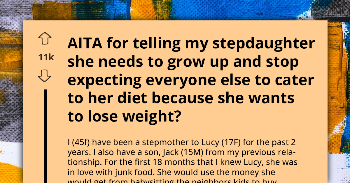 Mom Gets Into Messy Fight With Stepdaughter Over Her Attempts To Ban Junk Food In Home So No One Can ‘Sabotage’ Her Weight Loss Journey