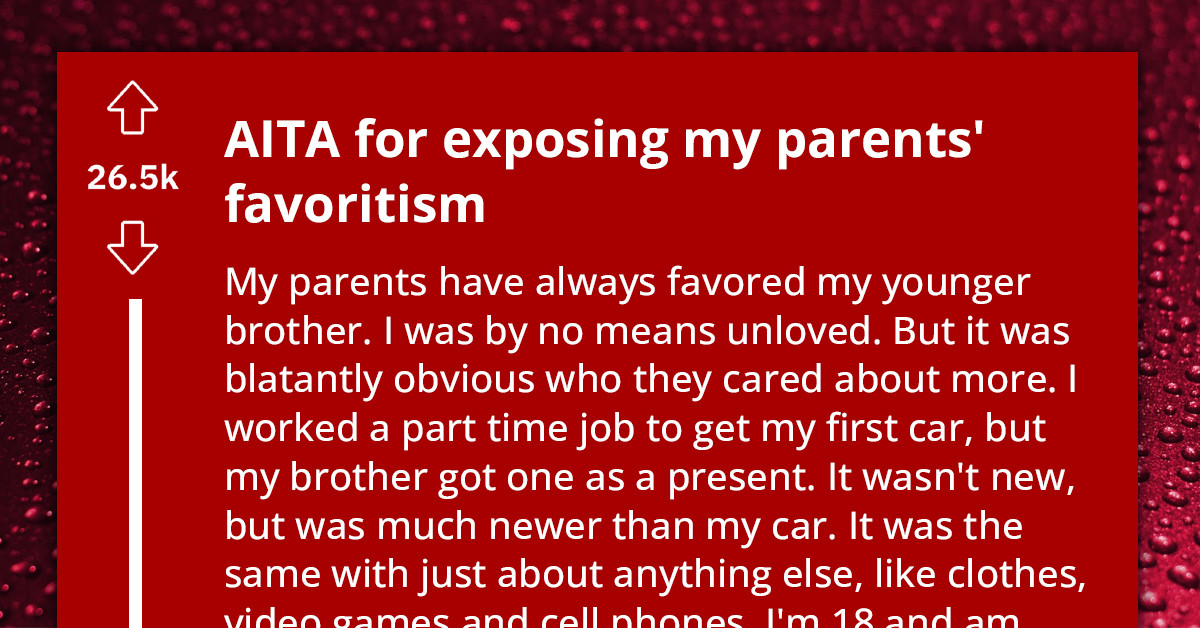 Teenager's Revelation About His Parents' Favoritism to His Grandparents Causes His Family to Lose Financial Support