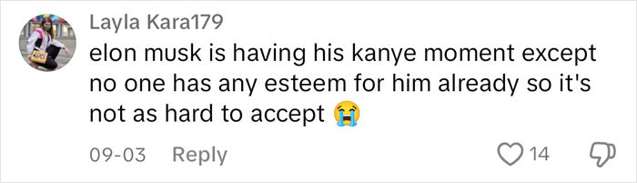 He is having his Kanye moment