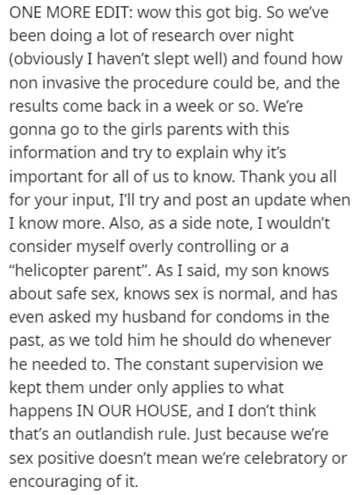 OP Explained That They Tried Their Best to Avoid a Situation Like This