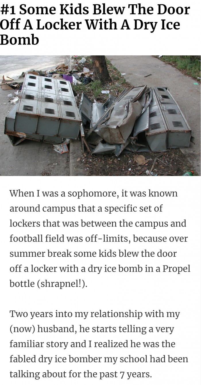 1. When the legend itself is right in front of you and you don't realize it.