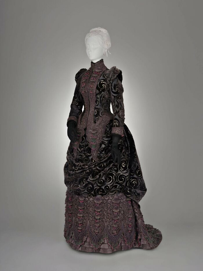 "Dress, Circa 1885. Silk. Félix, France"