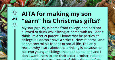 Father Insists That Rebellious Son Must “Earn” His Christmas Gift For Breaking House Rules, Faces Accusations Of Being A “Tyrant”