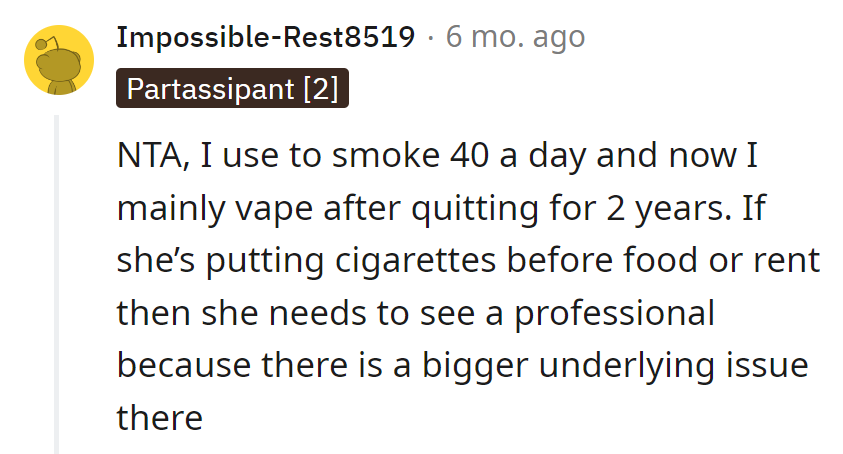 Kicking the smoking habit is a marathon, not a nicotine sprint. But prioritizing rent over tobacco is the real lung workout!