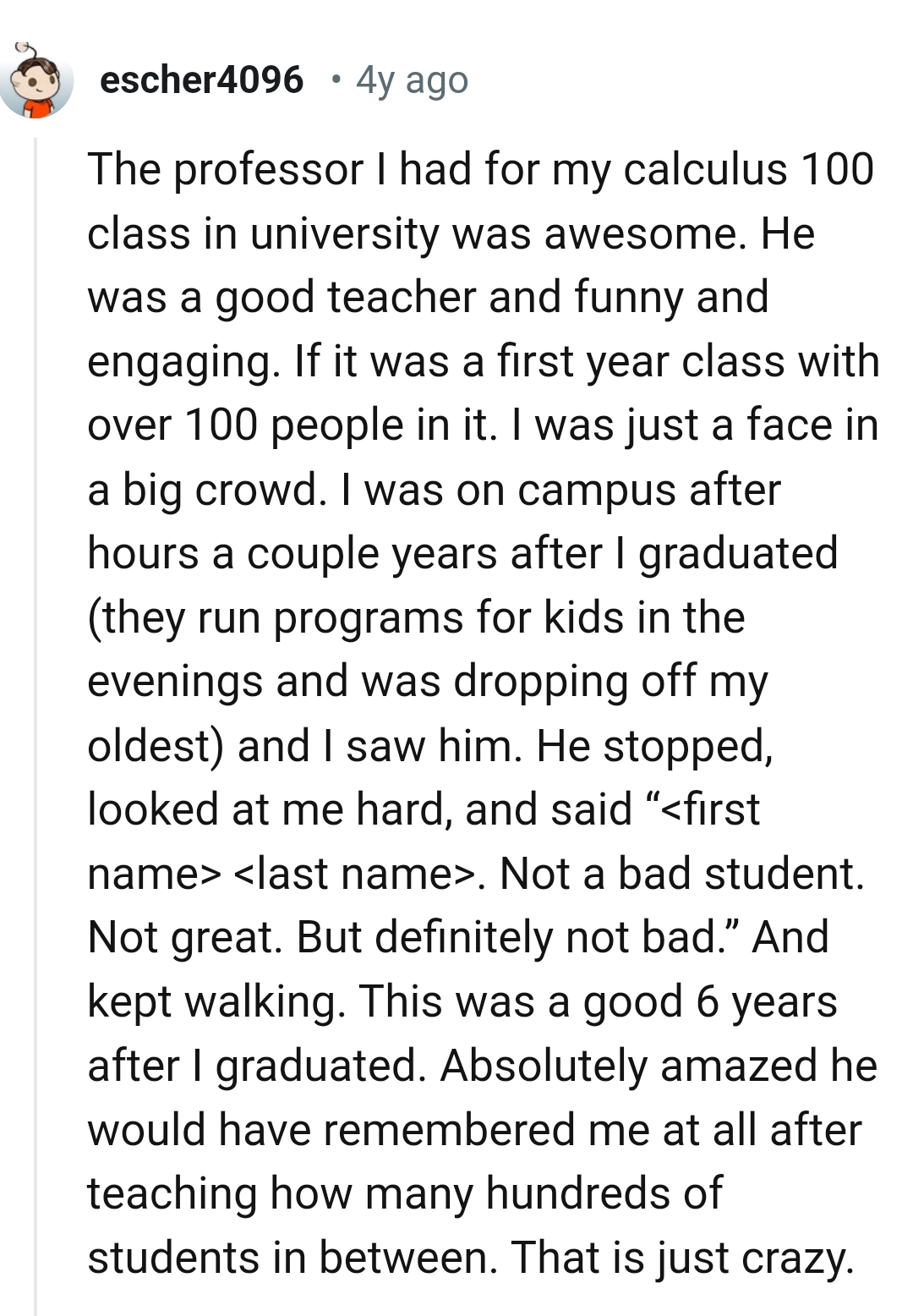 10. A face in a big crowd