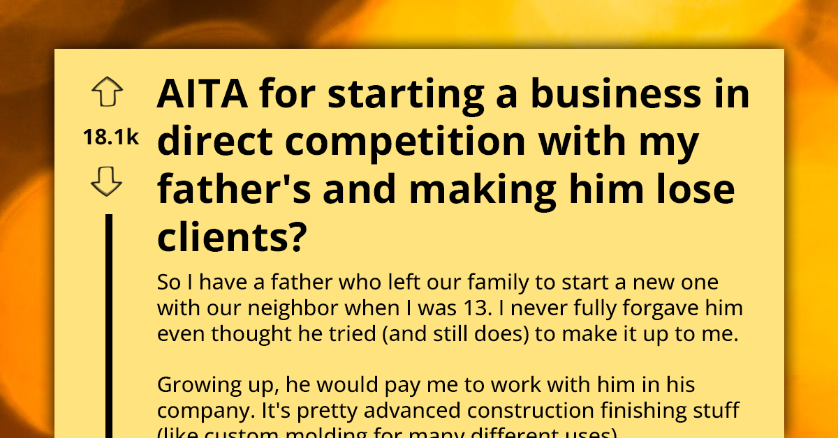 Father And Son Have Strained Relationship Because Son Starts Competing Business