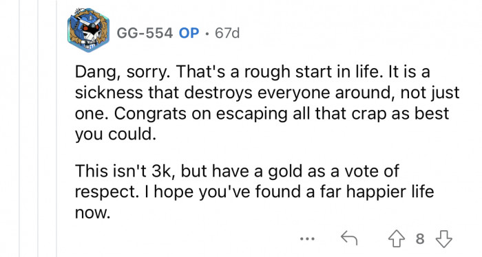 Thankfully, the option to move out is always on the table.