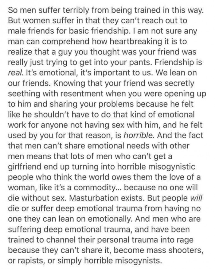 And everyone loses in this situation.