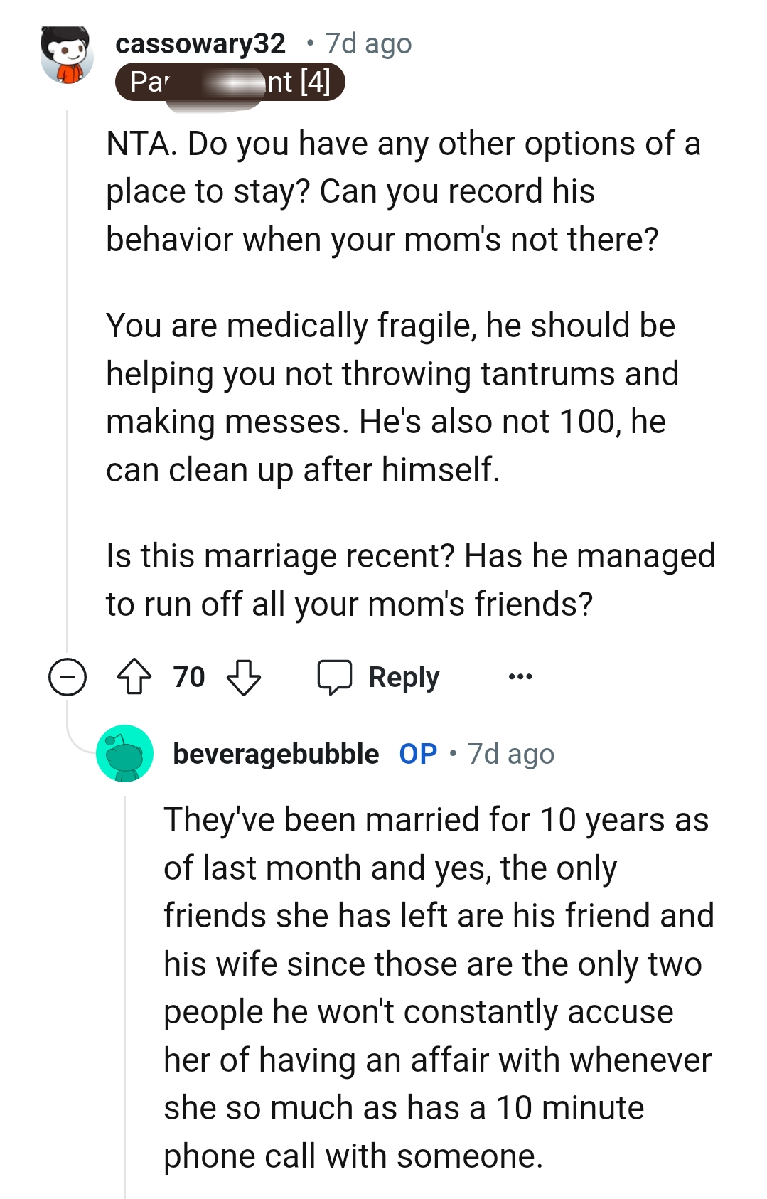 They've been married for ten years