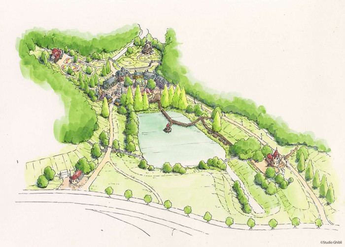 This area is based on the films Kiki’s Delivery Service and Howl’s Moving Castle.