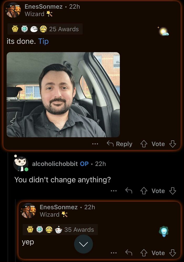 41. Op Had A Photoshop Request To Make Him Attractive