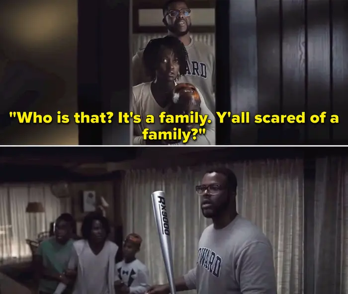 2. Us, starring Lupita Nyong'o (Nakia), and Winston Duke (M'Baku)