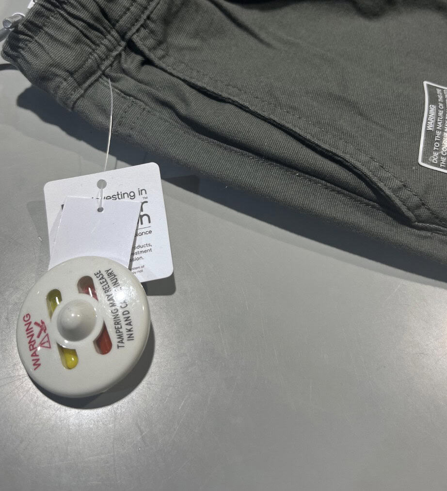 3. “The way my coworker put the anti-theft tag on all of the new stock.”