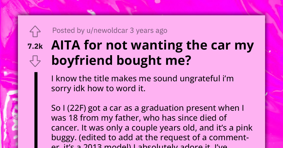 Lady Rejects The Car Gift Her Boyfriend Bought For Her, BF Gets Mad She Wouldn't Sell Her "Bug" Of A Car