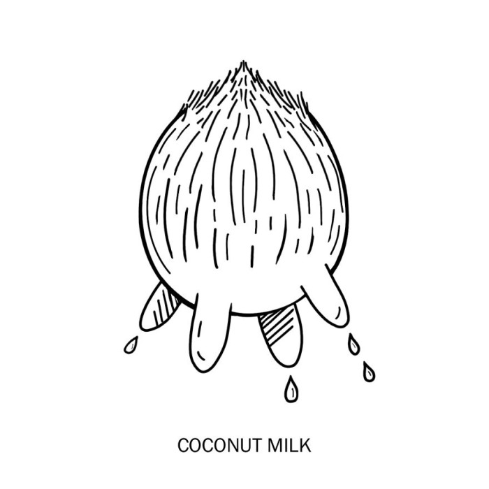 9. Coconut milk