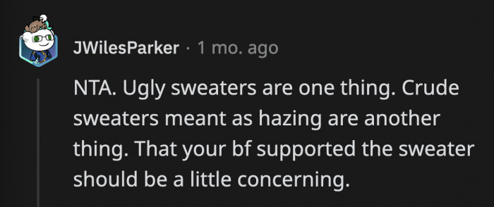OP said it could negatively impact her career, but instead of listening to her very valid concern, her BF called her a wet blanket