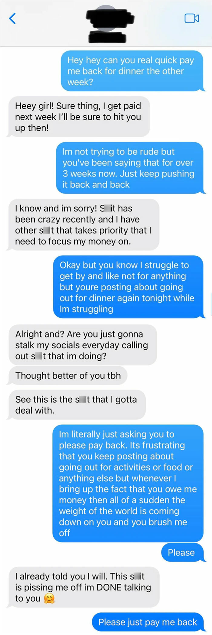 "Coworker Keeps Avoiding Paying Me Back After She Conveniently Forgot Her Wallet At Dinner"