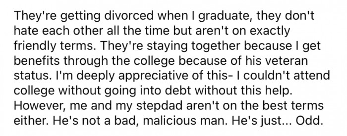 Naturally, these living arrangements aren't always the most comfortable.