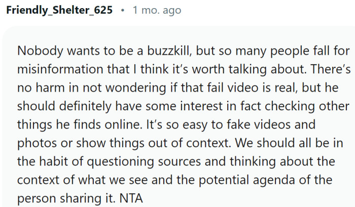 No one wants to ruin the fun