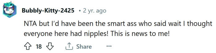 Doesn't everyone have nipples?