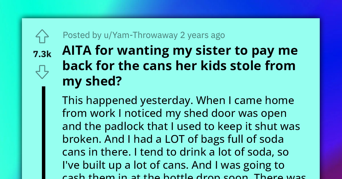 Uncle Reports His Three Teenage Nephews To The Police After They Broke Into His Shed And Stole $200 Worth Of Cans