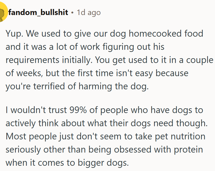 Home-cooked food is a lot of work