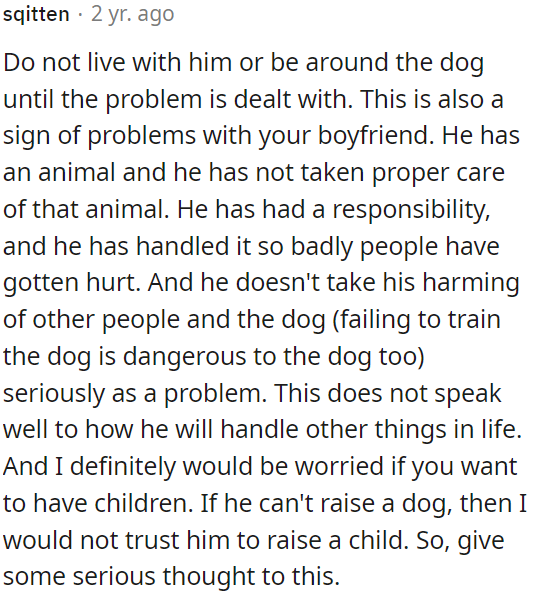 His negligence in handling this responsibility raises concerns about how he might handle other life matters.