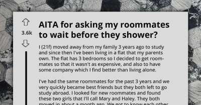 Flatmate Ignores One Simple Showering Rule, Sparks A Bigger Issue