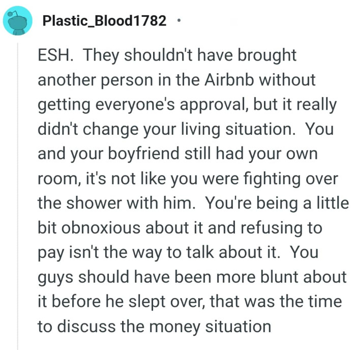 It didn't change the OP's living situation