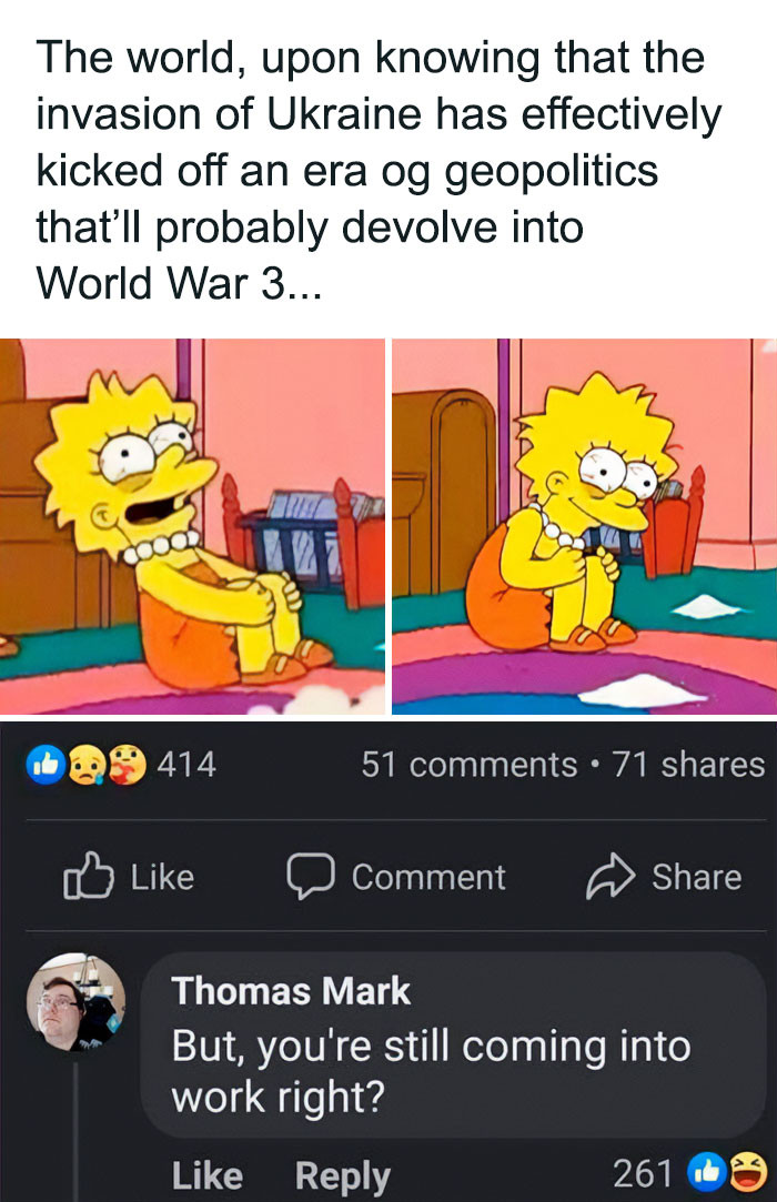 42. It's all about the work