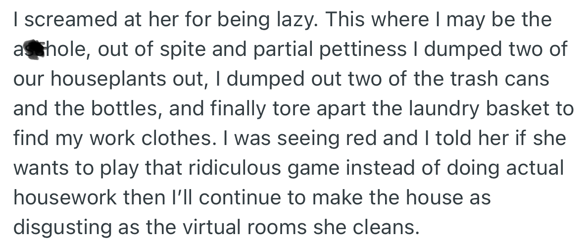 OP Returned Home to Find Everywhere Messy. He Got Upset, Yelled at Her, and Scattered the Apartment to Spite Her.