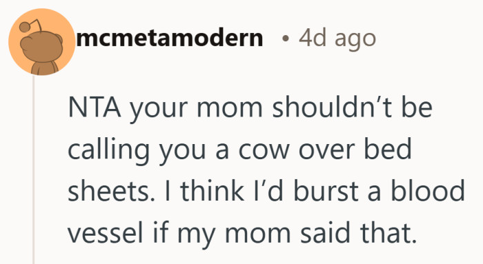 Bed sheets might be a small thing, but harsh words tend to linger much longer.