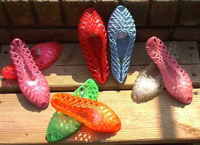 12. Jelly shoes.