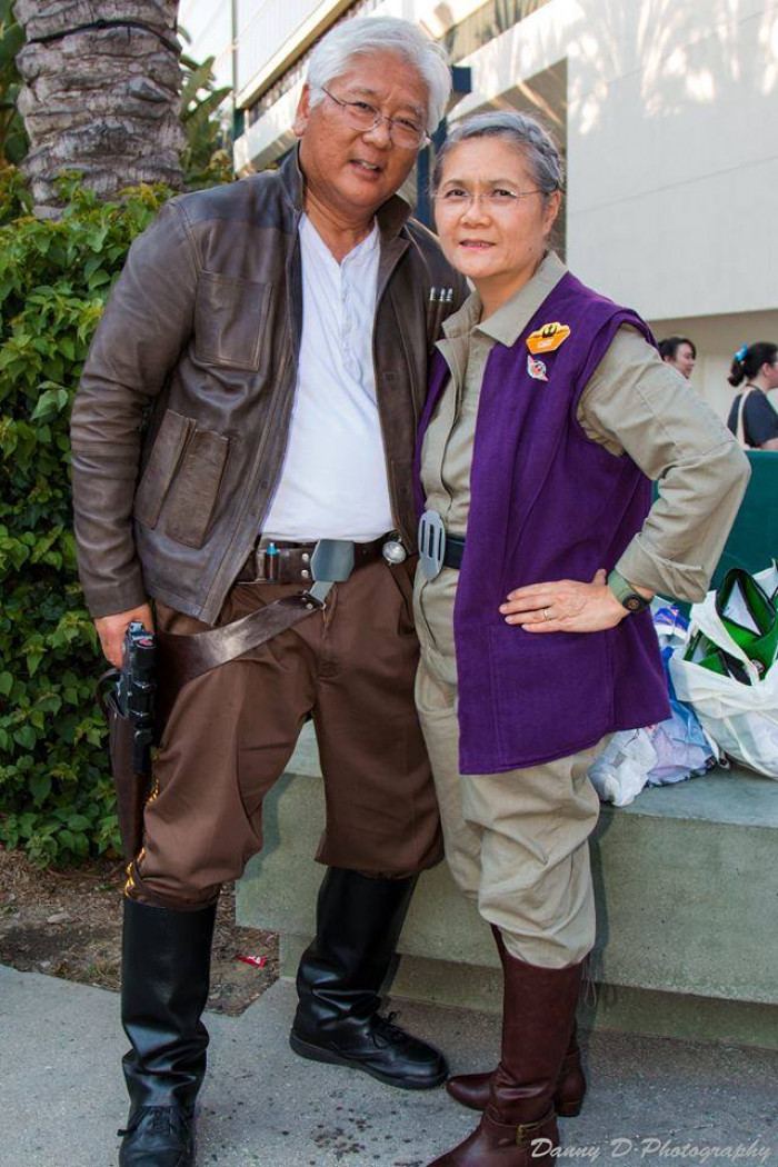 6. Han Solo & General Leia Organa from Star Wars