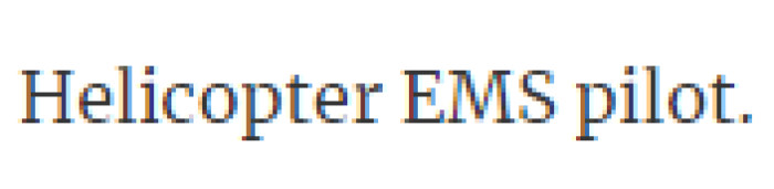30. EMS pilot.