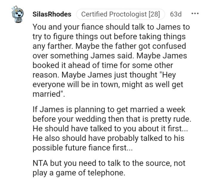 OP's BIL should have discussed this with her first