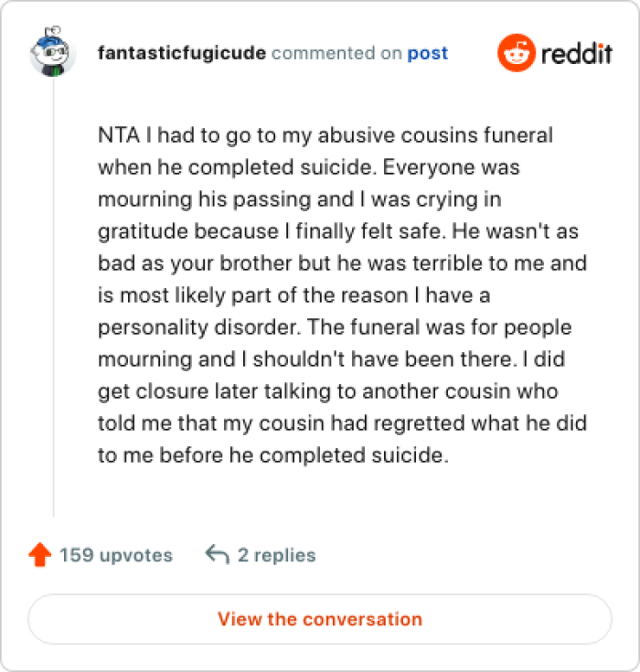 Some people came to let OP know that they have been in similar situations.