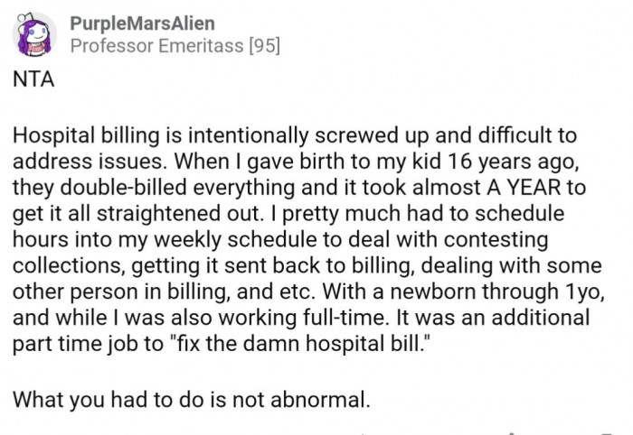 What she had to do was not out of the norm