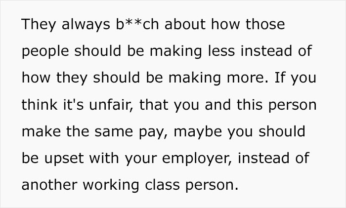 This is what was said about those negative comments.