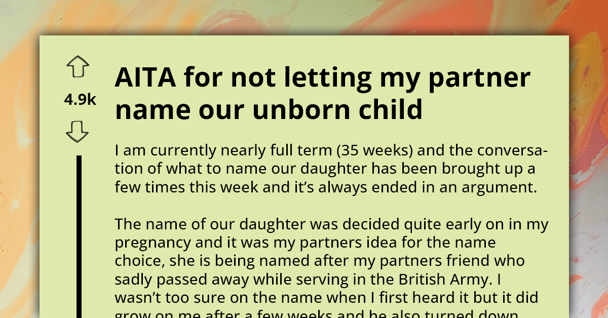 Pregnant Woman in Naming Conflict as Partner Insists on Honoring Late Friend and Family Tradition