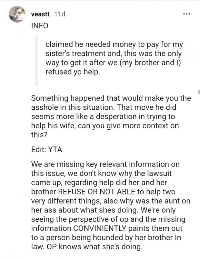 That move seems more like desperation