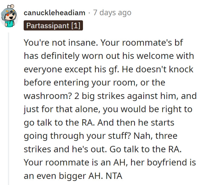 Three strikes and you're out!