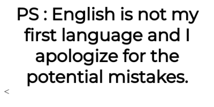 OP added a little PS for us.