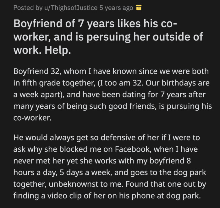 He fell asleep after they had a depressing talk about their relationship. It all but confirmed that their relationship was over.