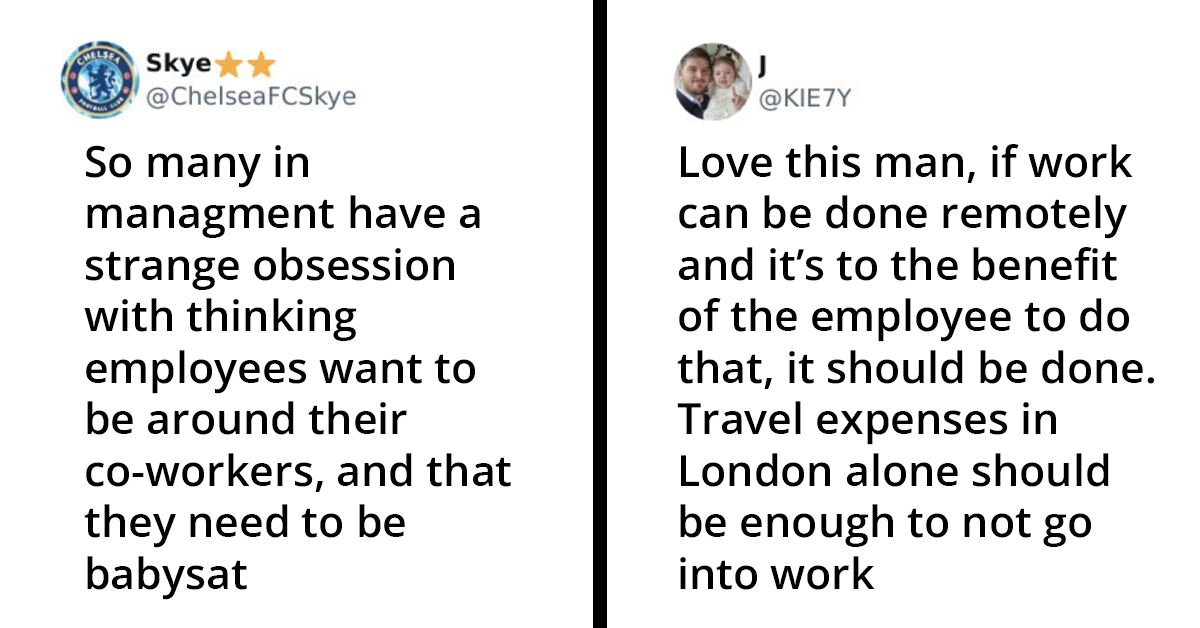 People On Twitter React To Bosses Canceling Work From Home